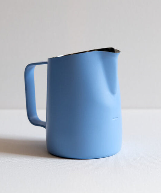 15oz SLOW POUR SUPPLY® x WPM Latte Art Pitcher with Wide Spout in "Periwinkle"