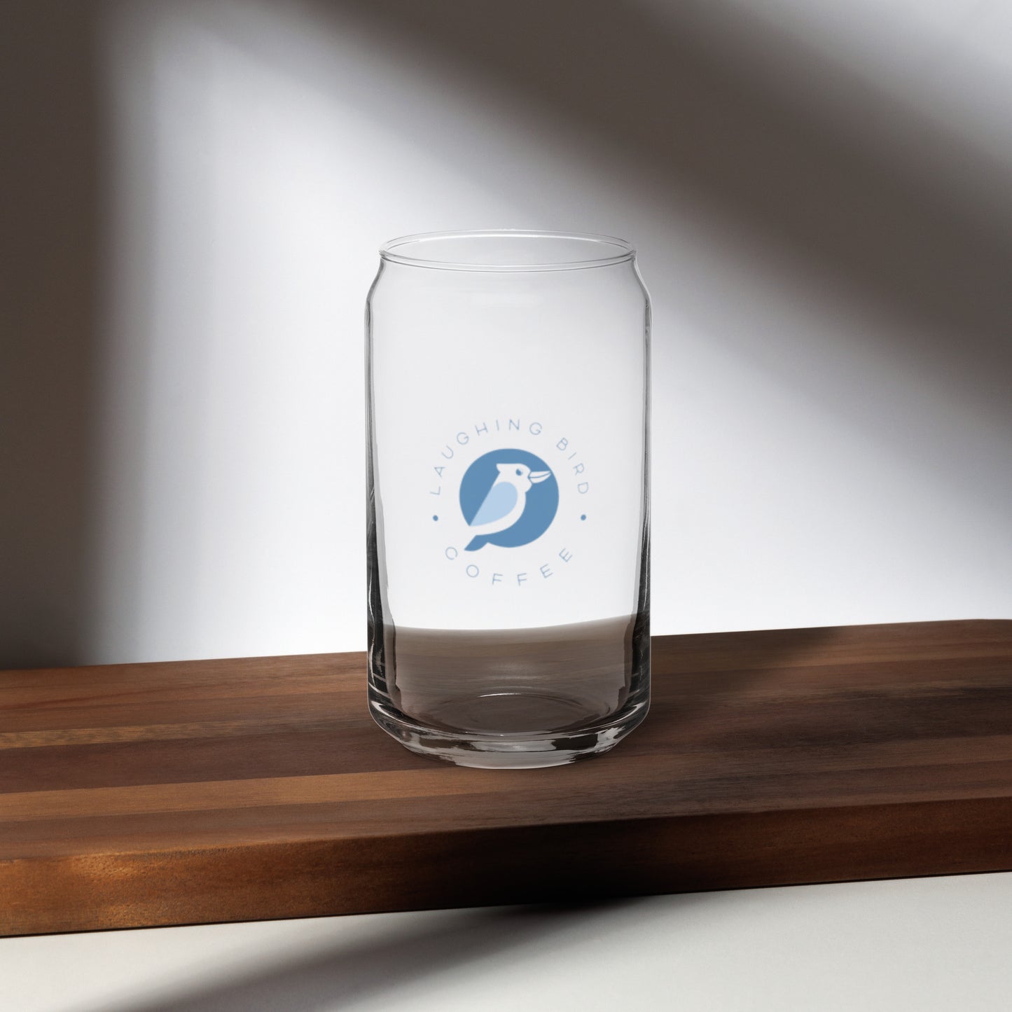 Laughing Bird Can-shaped Glass